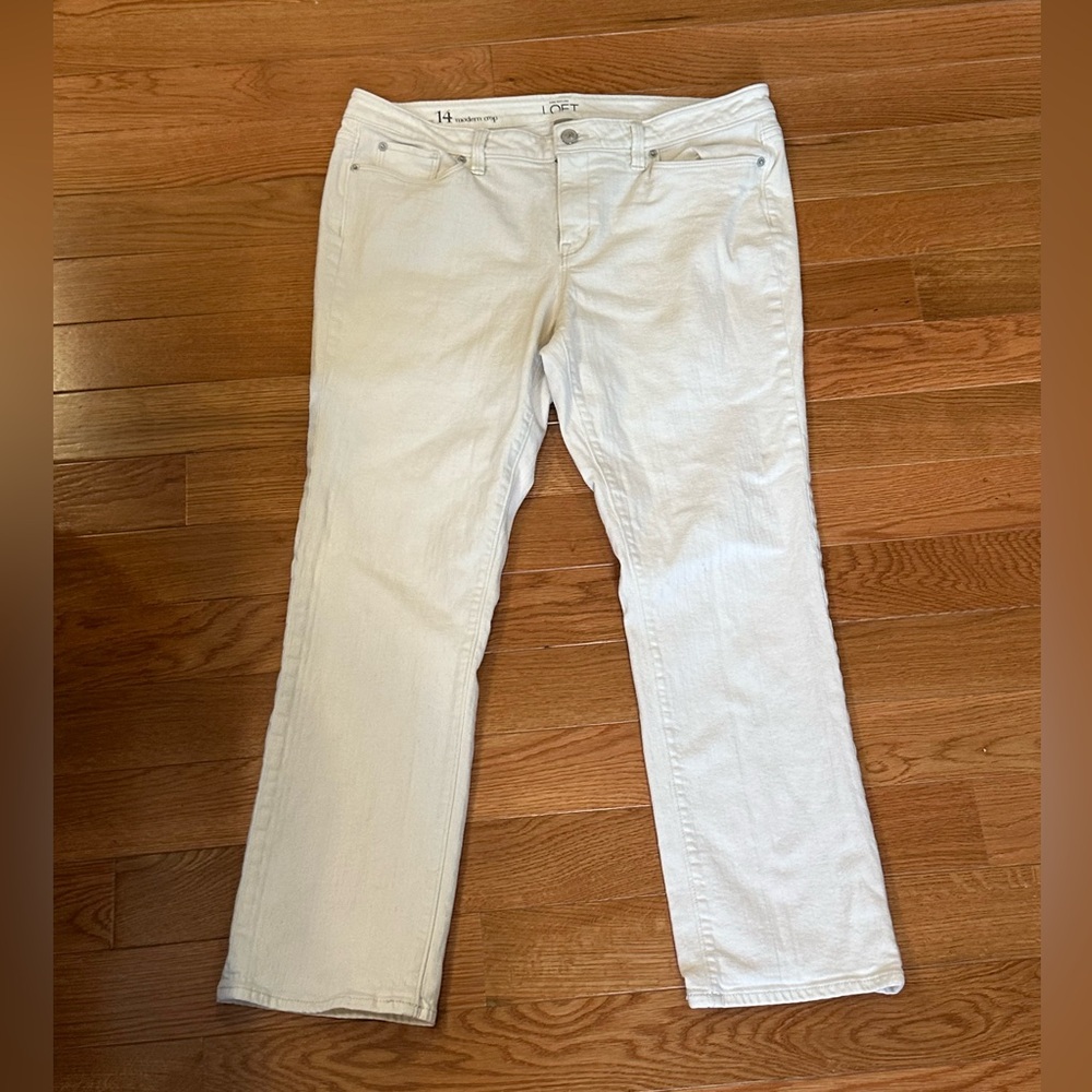 Loft‎ modern cropped jeans